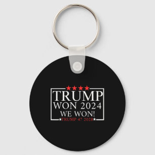 Vi Vann Trump Vann Trump President 2025 - Trump 47 Nyckelring