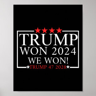Vi Vann Trump Vann Trump President 2025 - Trump 47 Poster