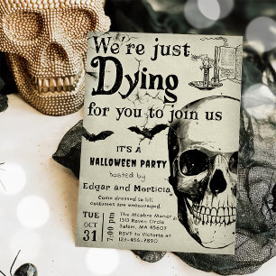 Vi väntar bara på inbjudan till Halloween fest