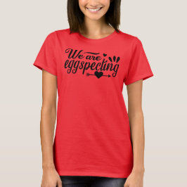 Vi väntar barn t shirt