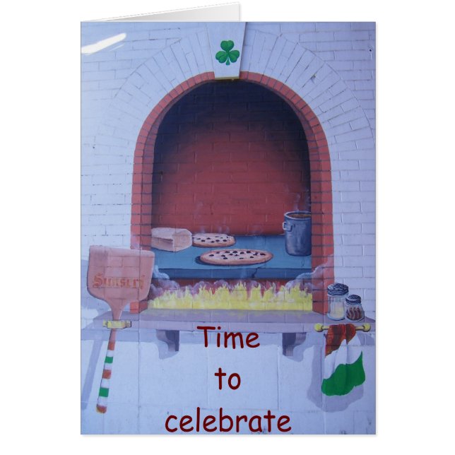 VI VÄNTAR INTE "50" VARJE DAG HÄLSNINGSKORT (Framsidan)