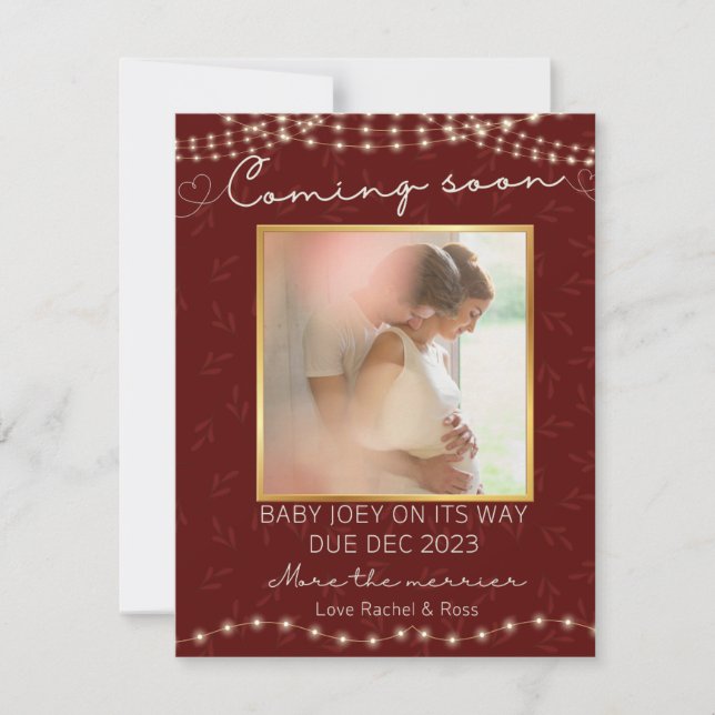 Vi väntar oss ett meddelande om graviden i Santa b (Framsida)