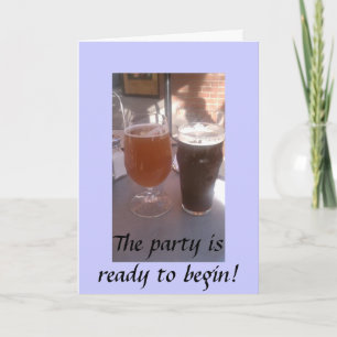 VI VÄNTAR PÅ ER TILL PARTY KORT