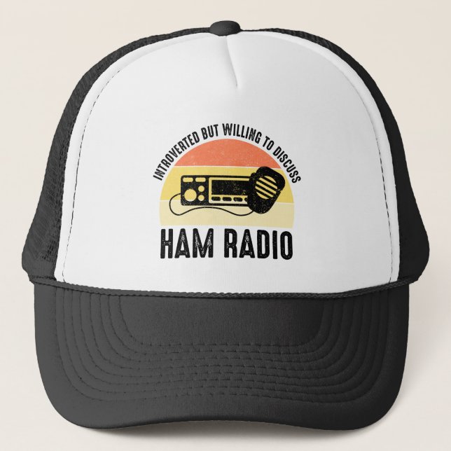 Vi var beredda att diskutera Ham Radio Keps (Framsida)