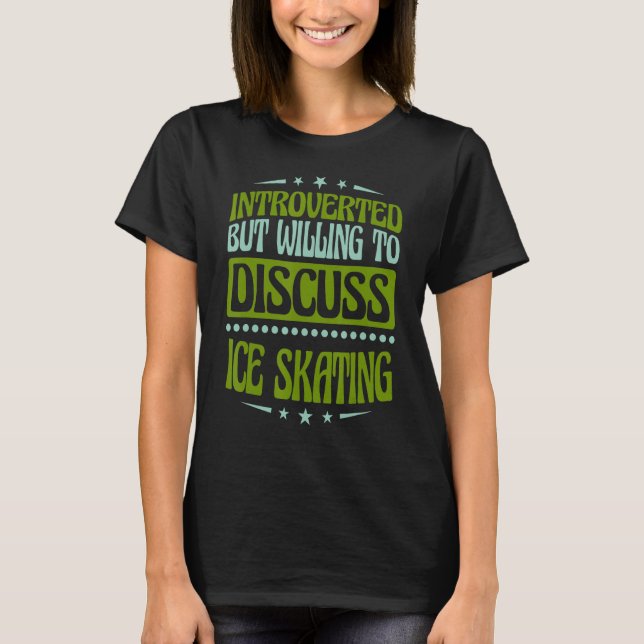 Vi var beredda att diskutera isskal t shirt (Framsida)