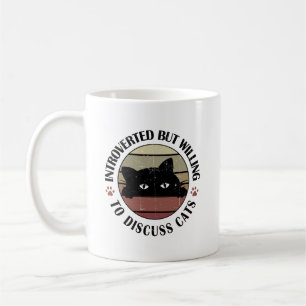 Vi var beredda att diskutera katter Kitten Pet Kaffemugg