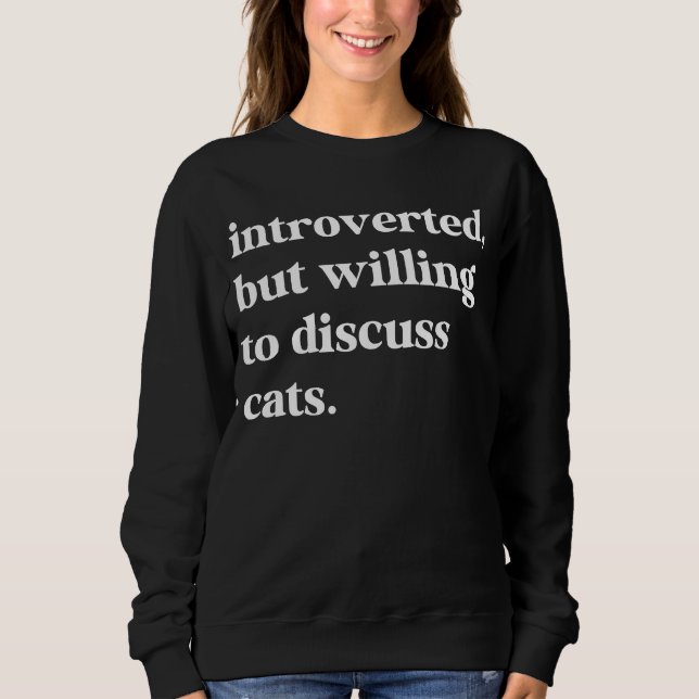 Vi var beredda att diskutera katter Kitten T Shirt (Framsida)