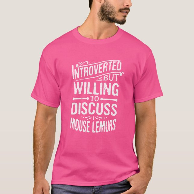 Vi var beredda att diskutera musleurerna t shirt (Framsida)