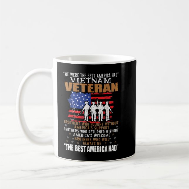 Vi var det bästa Amerika hade vietnamesisk veteran Kaffemugg (Vänster)