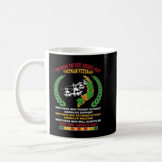 Vi var det bästa Amerika hade vietnamesisk veteran Kaffemugg (Vänster)