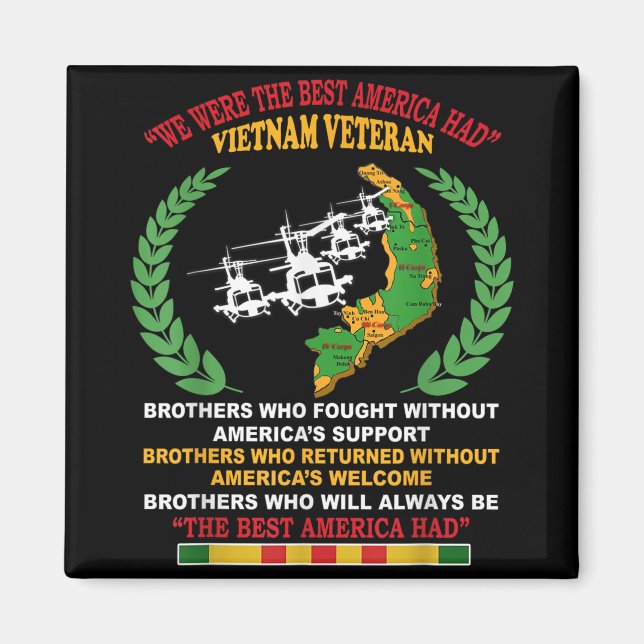 Vi var det bästa Amerika hade vietnamesisk veteran Magnet (Framsidan)