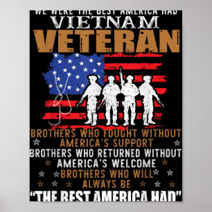 Vi var det bästa Amerika hade vietnamesisk veteran Poster