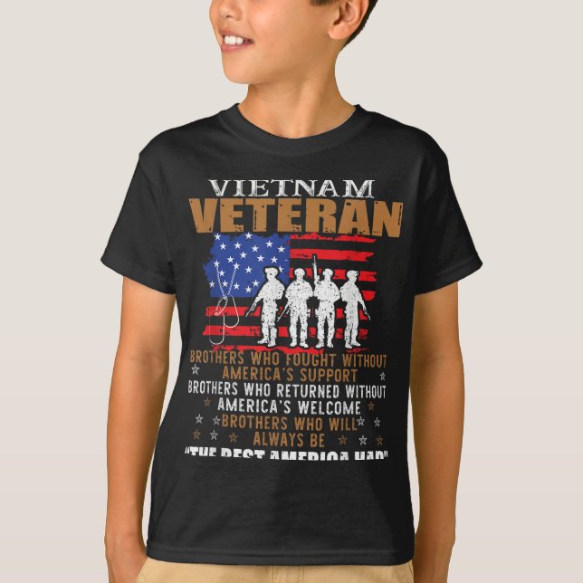 Vi var det bästa Amerika hade vietnamesisk veteran T Shirt (Framsida)