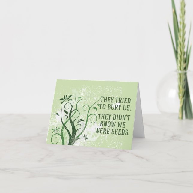 Vi var fröinspirationsoffert anteckningskort (Framsida)