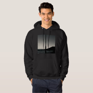 Vi var här i manar, svartklädd tröja hoodie