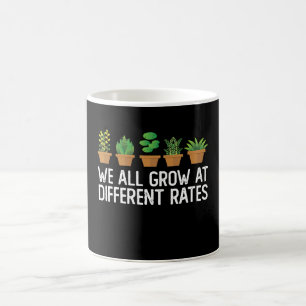 Vi växer alla i olika takt kaffemugg