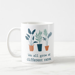 Vi växer i olika takt kaffemugg