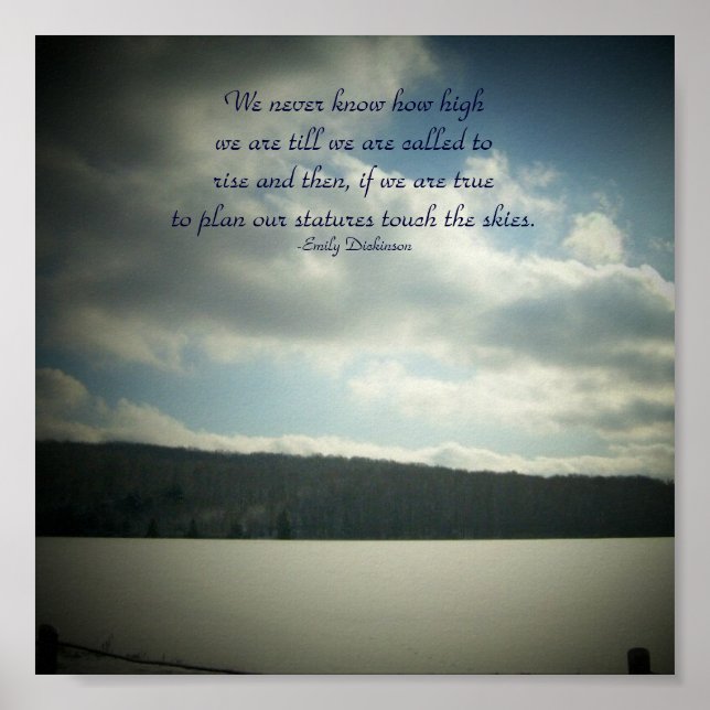 Vi vet aldrig hur högt vi Poster.. Poster (Framsidan)