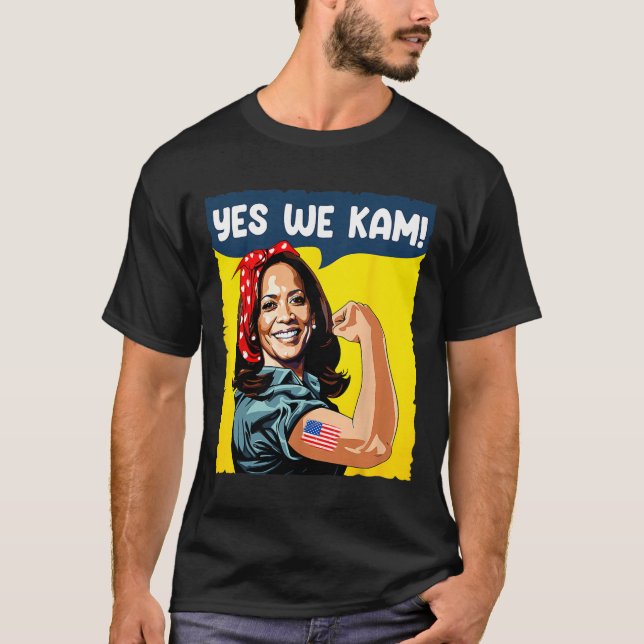 Vi vet hur det går för president Kamala Harr. T Shirt (Framsida)