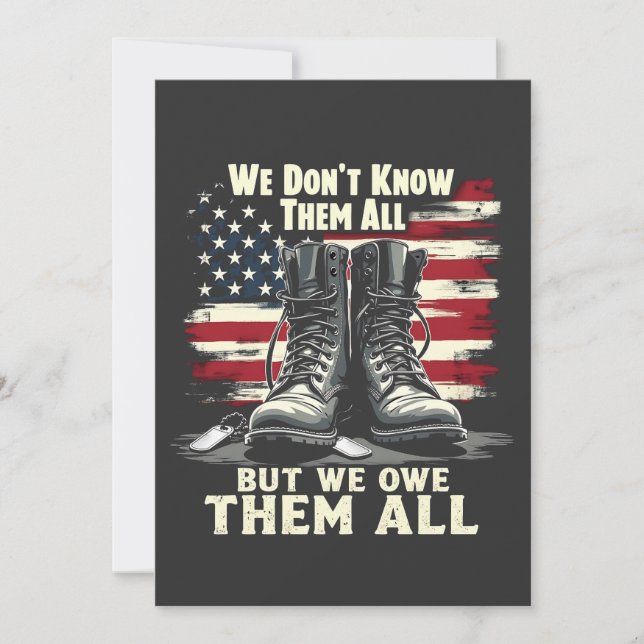 Vi vet inte allt men vi äger dem alla spara datumet (Framsida)