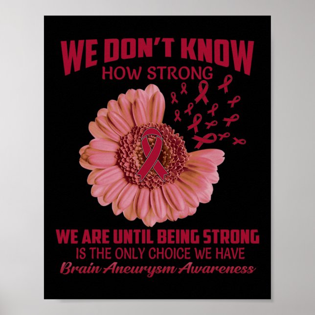 Vi vet inte hur stark Brain Aneurysm är Poster (Framsidan)