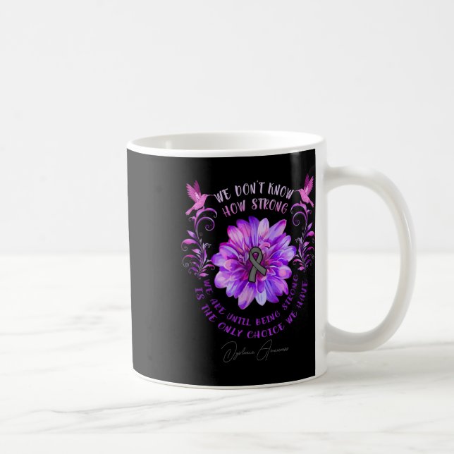Vi vet inte hur starka vi är kaffemugg (Höger)