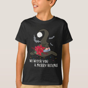 Vi vill att du ska äta Hexmas Witchy Juli Wiccan T Shirt
