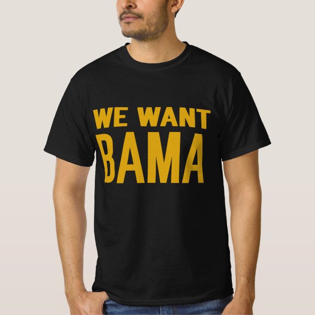Vi vill ha Bama Shirt T Shirt (Framsida)