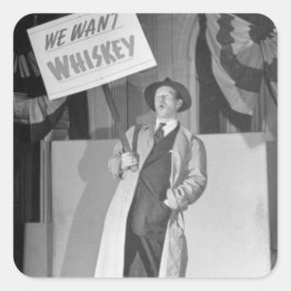 Vi vill ha ett förbud mot vintage före födseln. fyrkantigt klistermärke