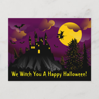 Vi vill ha ett vykort för Happy halloween