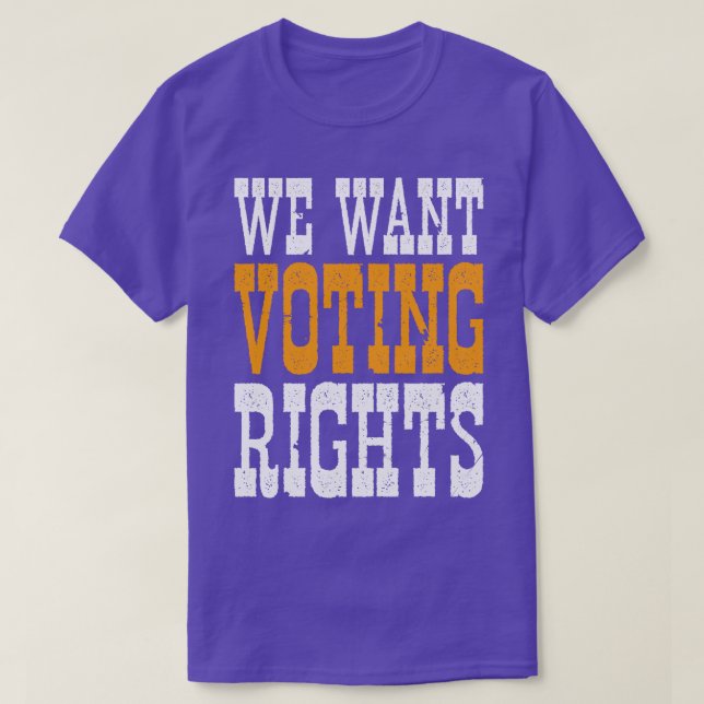 Vi vill ha Höger för omröstning T Shirt (Design framsida)