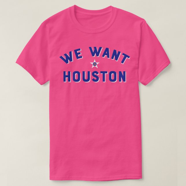 Vi vill ha Houston T Shirt (Design framsida)