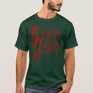 Vi vill ha Rödhåriget Västindien Pirater Shirt 2 T