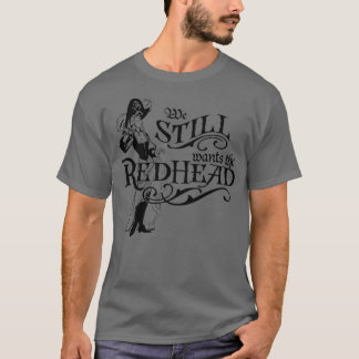 Vi vill ha Rödhåriget Västindien Pirater Shirt 4 T