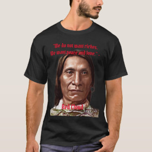 Vi vill inte ha Riker Red Cloud Native American T Shirt