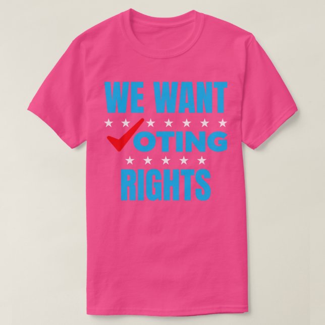 Vi vill rösta om Höger 1 T Shirt (Design framsida)