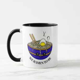 Vi ville vara Funny Ramen Pun Mugg