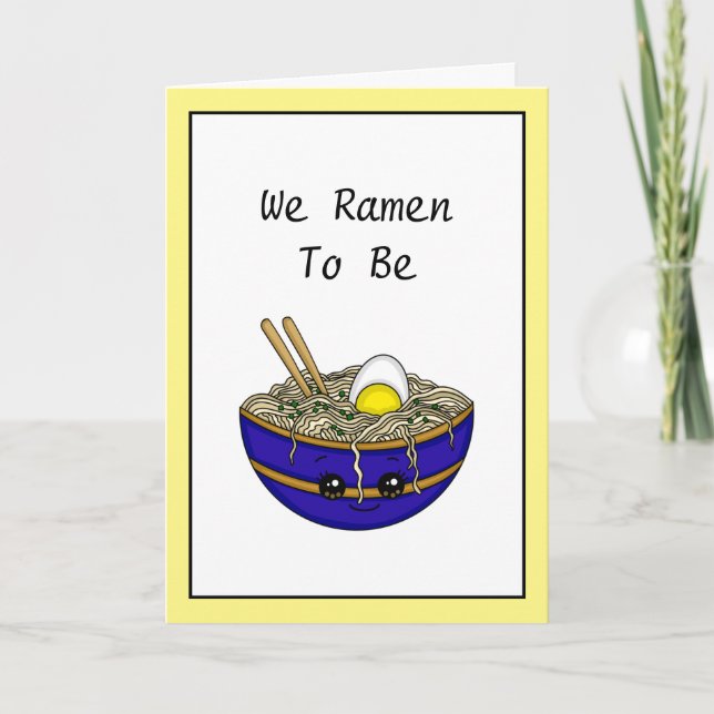 Vi ville vara | Ramen Pun Kort (Framsida)