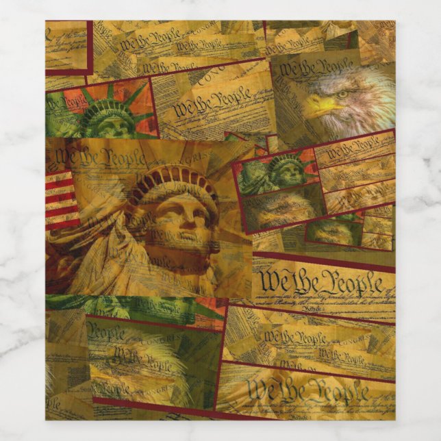 Vi Vinflaska Etikett (Singel etikett)