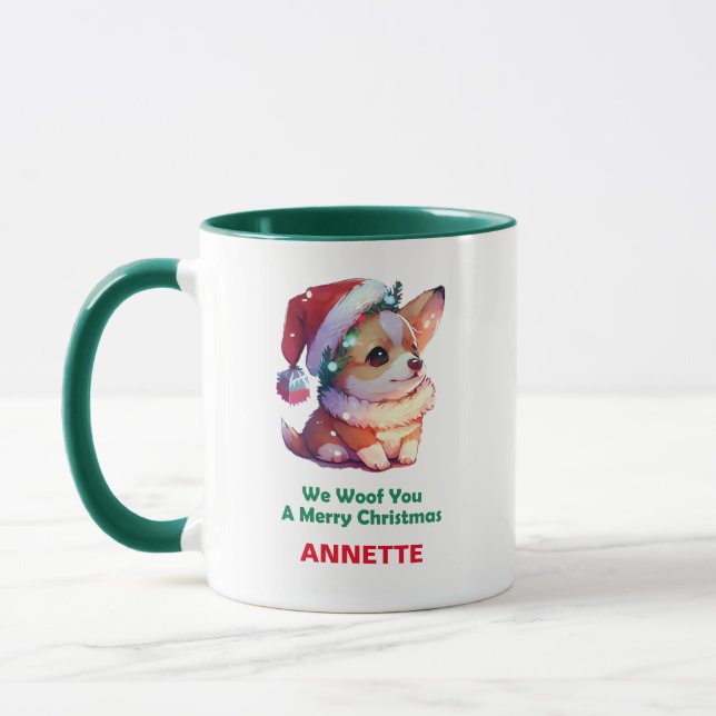 Vi Voffar En God Jul Mugg (Vänster)