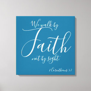 Vi Walk by Faith Canvastryck