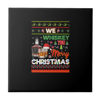 Vi whisky dig i god jul kakelplatta
