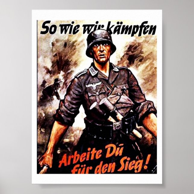 Vi Wie Wir Kampfen Poster (Framsidan)
