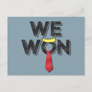 Vi Won Donald Trump 2024 Vykort