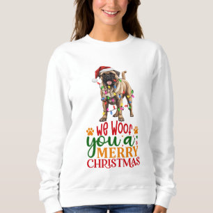 Vi Woof You A God jul Mastiff T Shirt