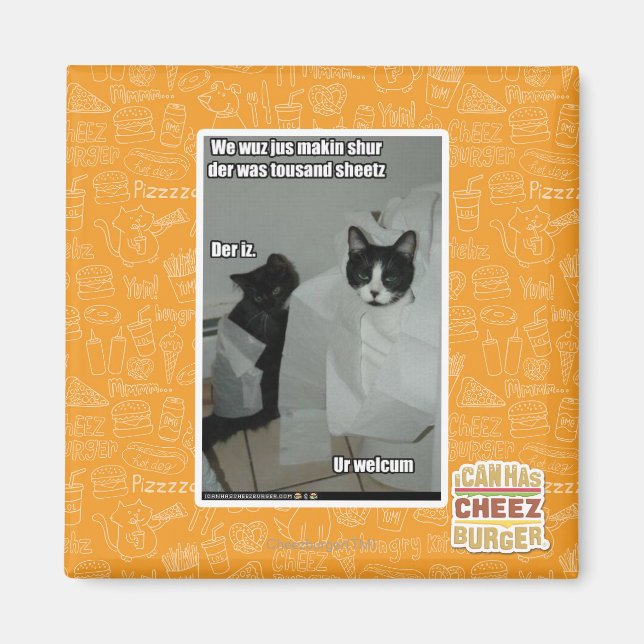 Vi wuz jus makin sur magnet (Framsidan)