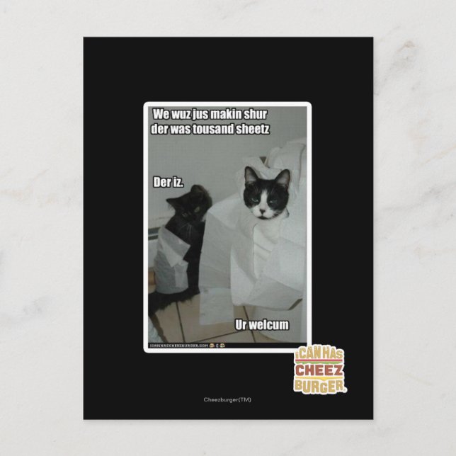 Vi wuz jus makin sur vykort (Framsida)