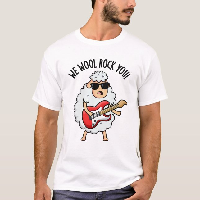 Vi yllar Sten, din fantastiska får Pun T Shirt (Framsida)
