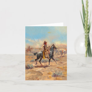 Via Alkali av Charles Marion Russell Tack Kort