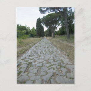 Via Appia Appian way, Roman Road way Vykort
